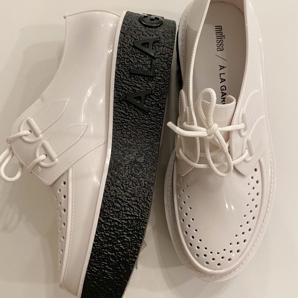Melissa X A La Garconne Rubber Platform Lace Up